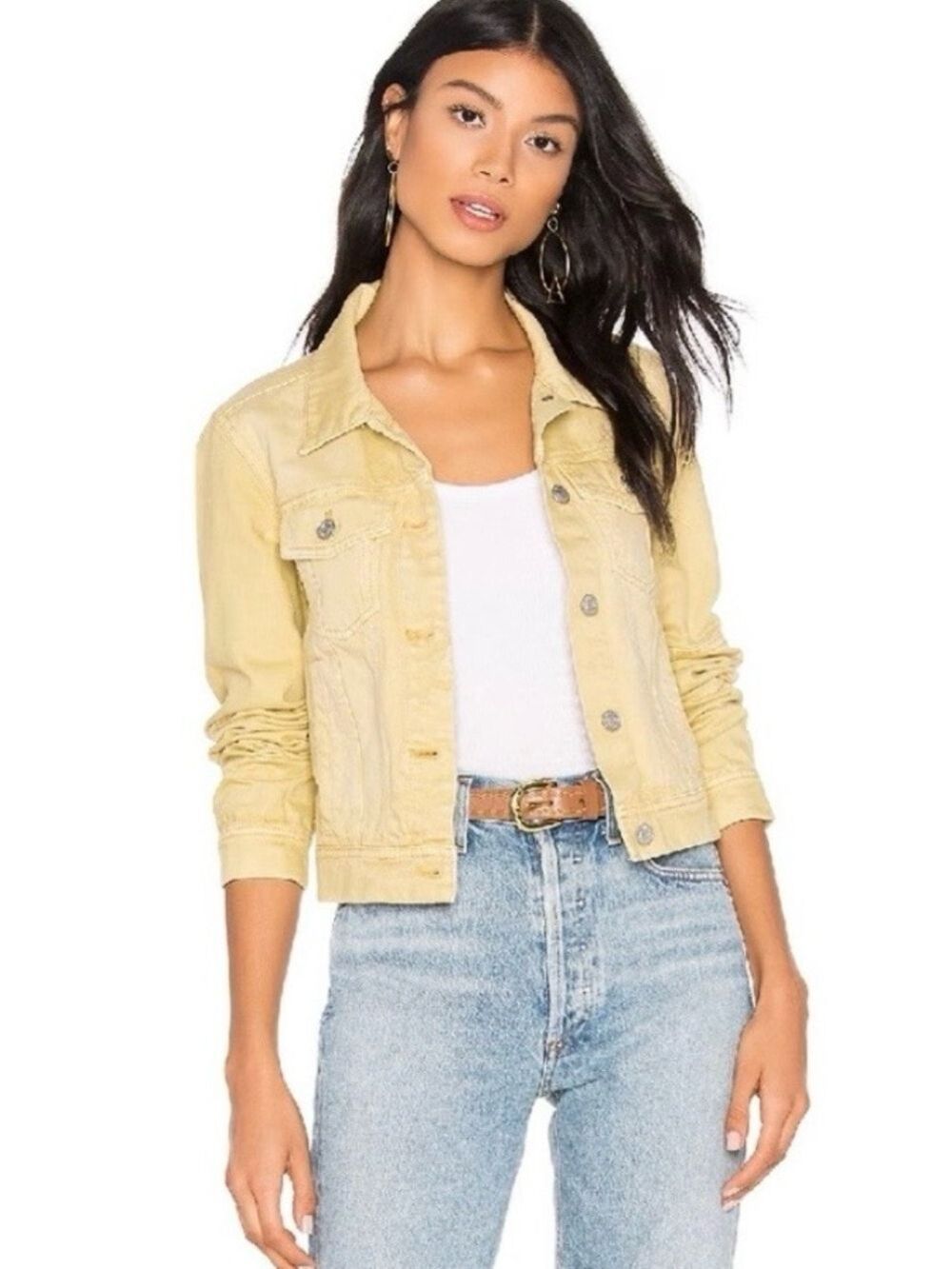 Free People Rumor Denim Jacket Small